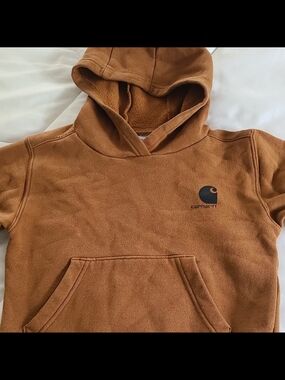 Carhartt Kids' Brown Hooded Sweatshirt